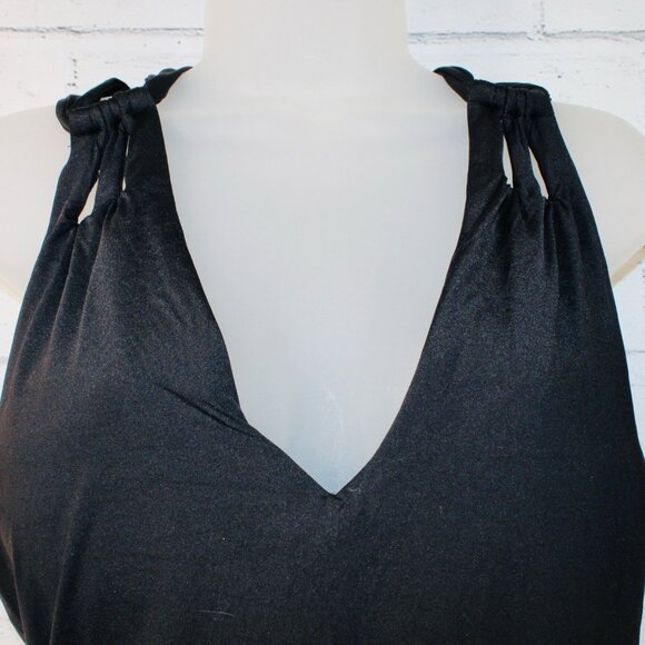 BECCA ETC Plus Size 3X Color Code Plunging Tear-Drop Tie One-Piece Swimsuit $148 - Picture 5 of 7